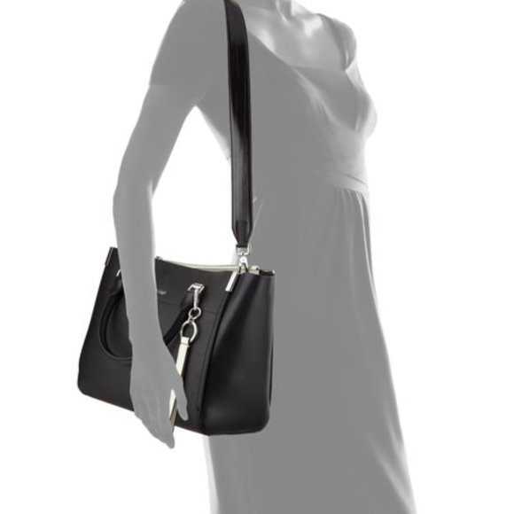 SOLD! Calvin Klein Saffiano Satchel Bag - Picture 2 of 6